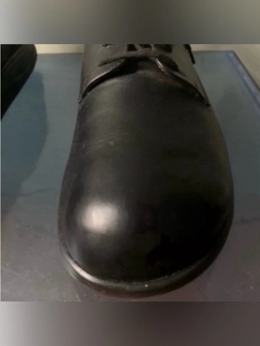 Finn Comfort Black Leather Lace-Up Shoes  Size 11.5 Wide